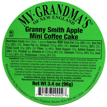 Granny Smith Apple Mini Cakes