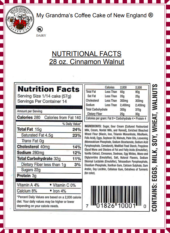 Cake Nutrition Facts - Eat This Much