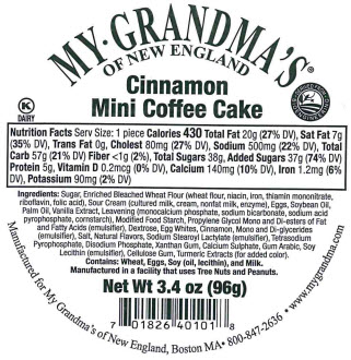 Cinnamon Mini Cakes