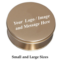 Custom Logo Gold Tin