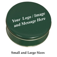 Custom Logo Green Tin